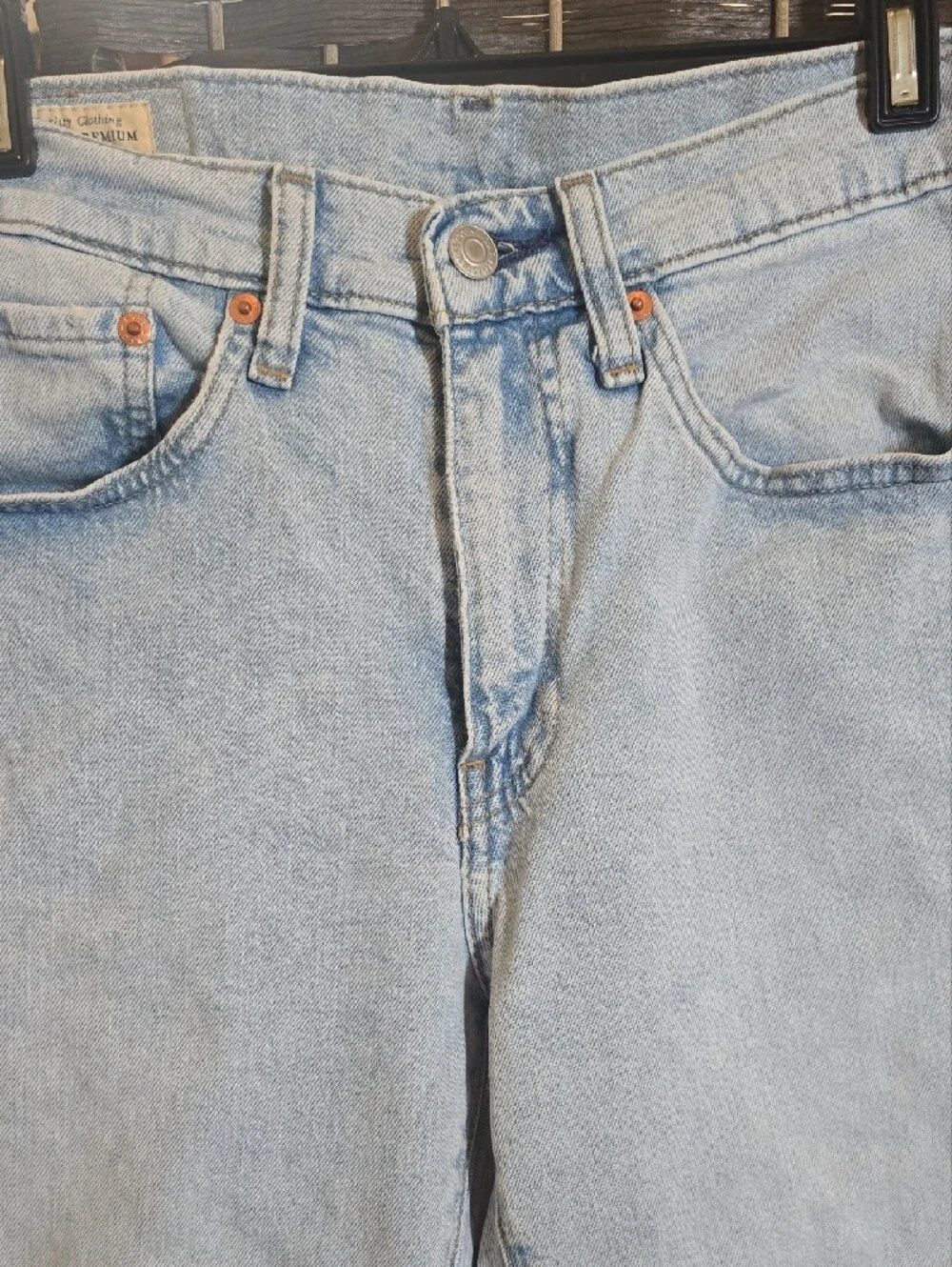 Levi's 514 Men's Straight Fit Light Wash Jeans Size 31x32